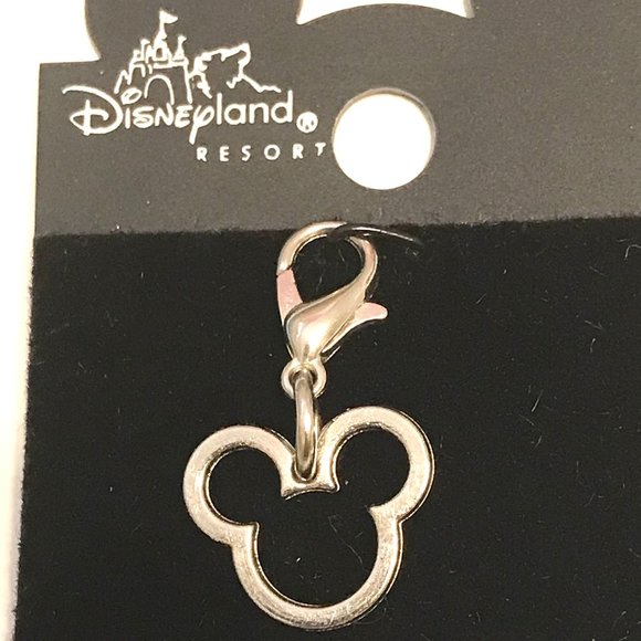 Vintage Mickey Mouse Ears Charm Disney Zipper Pull Purse Charm Icon Clip On - Picture 1 of 10